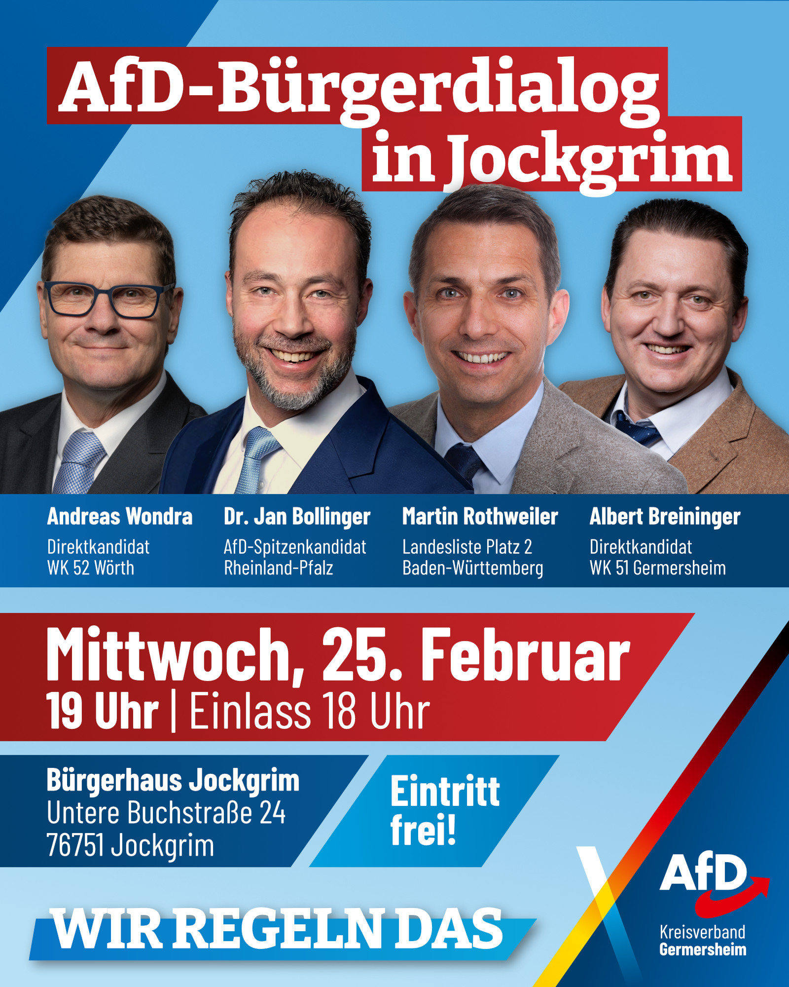 AfD-Bürgerdialog / Wahlveranstaltung