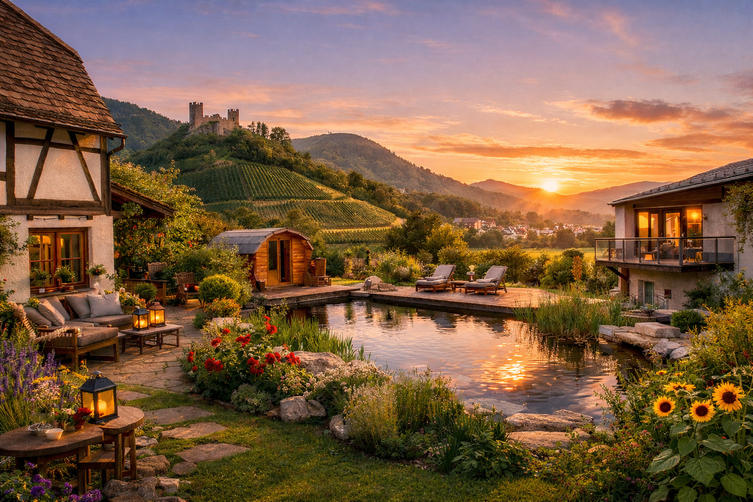 Unterkünfte in der Südpfalz. Ankommen. Durchatmen. Zuhause fühlen.